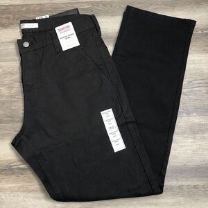 Levi Strauss Signature Athletic Hybrid Chino Mens Pants Black 32x32 NWT Flex